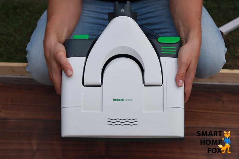 The Kobold SPB100 battery-powered suction mop